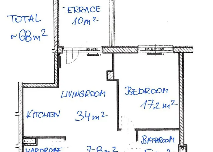 Daire Verona 129 - 70m2, Terrace, Garage