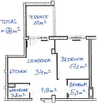 Apartment Verona 129 - 70m2, Terrace, Garage