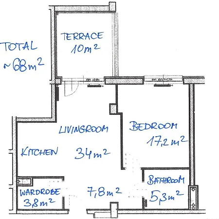 Daire Verona 129 - 70m2, Terrace, Garage